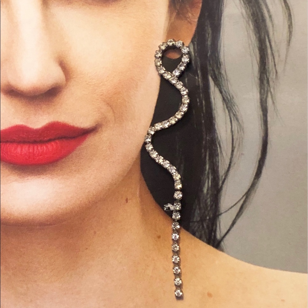 Stunning Strass crystals earrings